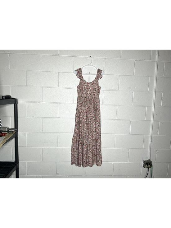 Monteau Dresses & Skirts - Monteau Los Angeles Ditsy Floral Tiered Maxi Dress Size Small